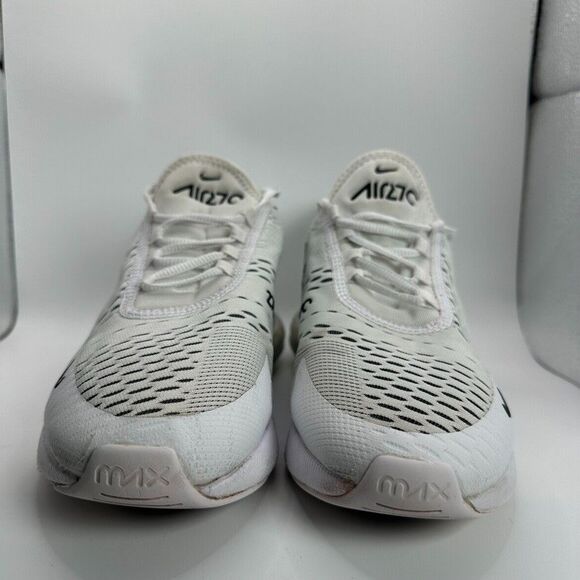 Nike Air Max 270 Shoes Women Size 8 White Black Athletic Running Gym  Cushioned - Picture 2 of 13